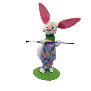 Annalee Jellybean Bunny Artist Easter Spring Rabbit Whimsical 2013